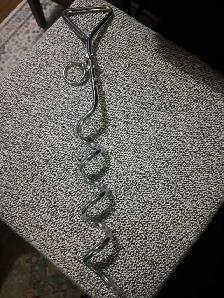 Spiral Dog Stake