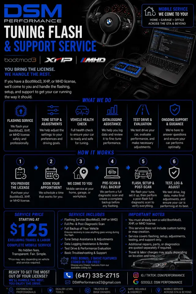 BMW F & G series ecu/tcu tuning support
