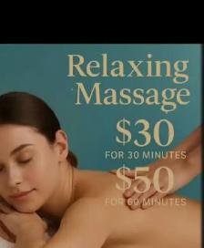 $30 LADIES MASSAGE