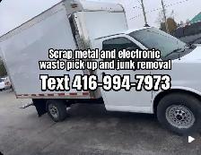 Free pick up of scrap metal,  electronic waste and junk removal