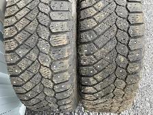2x pneus hiver 195/65R15 Gislaved