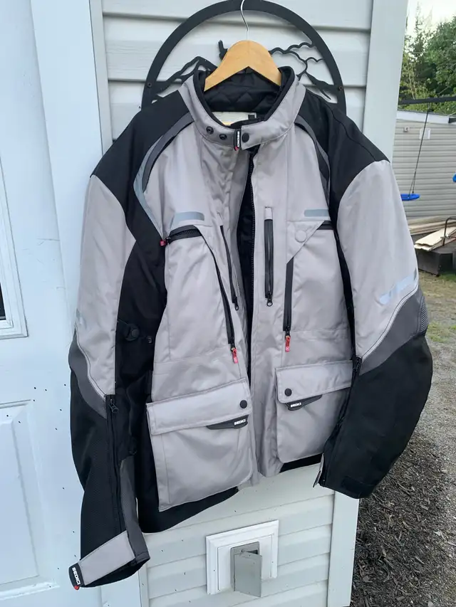 5 XL textile motorcycle jackets/ two zipout linings