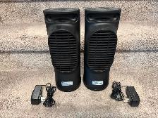 Two Honeywell QuietSet 13' Slim Mini Tower Oscillating Fans - Photo 2