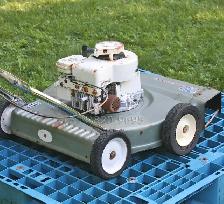 Tondeuse à gazon 22' Briggs & Stratton lawn mower VINTAGE 1975 - Photo 6