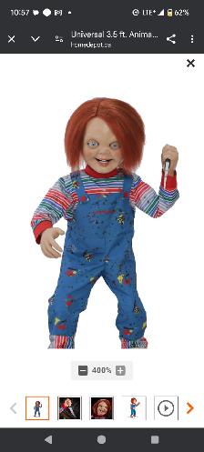 Halloween Chucky animatronic 3.5 feet - Photo 7