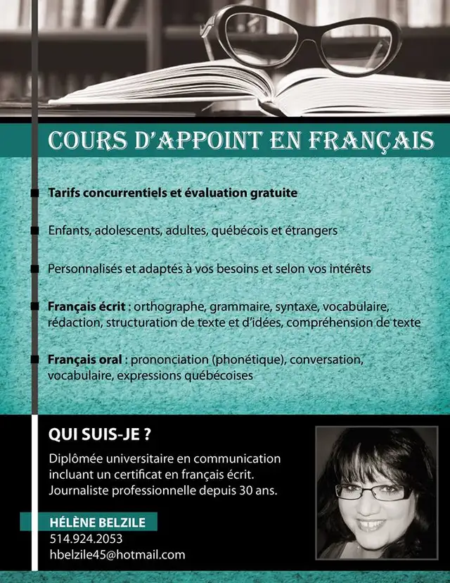 Cours de français (tutorat)