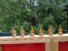6 capuchons ornementaux pour clôtures - Photo 2