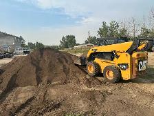 freshly screened topsoil
