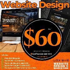 Web Design - $60 Builder Fee - Text us at 226-228-7014