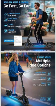 Brand new Electric scooter 350$ - Photo 2