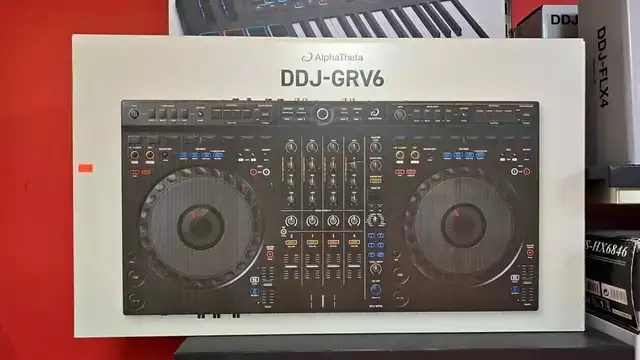 AlphaTheta DDJ-GRV6 4-Channel DJ Controller for Rekordbox and Se