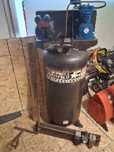 60gal Campbell Hausfeld Compressor  newer 'Jenny' 2-piston pump - Photo 2