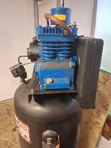 60gal Campbell Hausfeld Compressor  newer 'Jenny' 2-piston pump - Photo 4