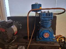 60gal Campbell Hausfeld Compressor  newer 'Jenny' 2-piston pump - Photo 6