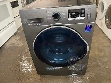 Mini laveuse seule frontale grise 24'' Samsung (remis a neuf )