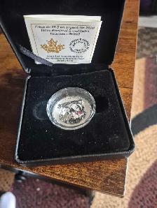 2020 extremly high relief multifaceted silver coin