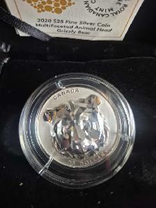 2020 extremly high relief multifaceted silver coin - Photo 3