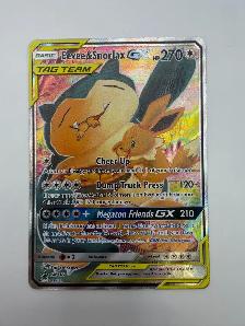 NM Eevee & Snorlax GX SM169 from Sun & Moon Promo