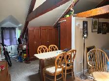 Superbe loft, grandeur 2 1/2, 3e étage Vieux-Québec tout-inclus