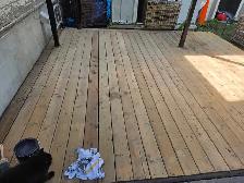 deck sanding and staining