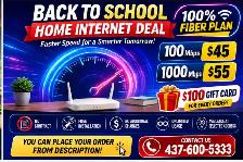Fast & Cheap Home Internet – 500 Mbps $45 | 1 Gbps $55