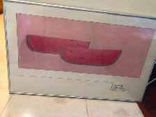 Vintage art print "Watermelons" signed by Shirley Campbell ‘82 - Photo 3