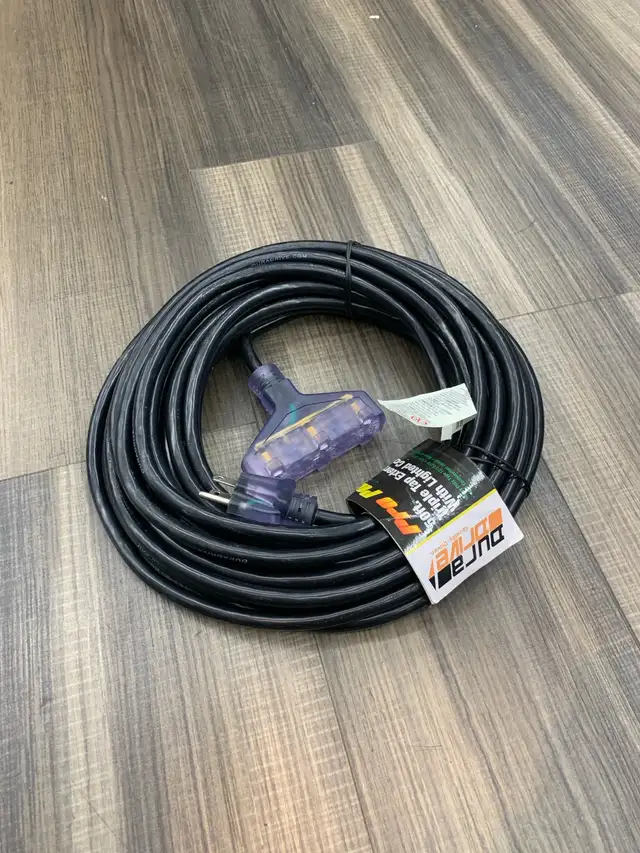 Dura Drive 50FT 12/3 Extension triple end