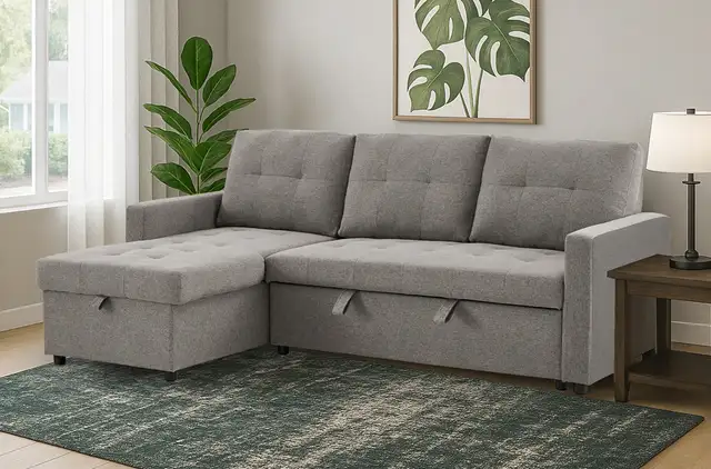 ️ MULTI-FUNCTIONAL PULL-OUT SOFA SECTIONAL — SALE!