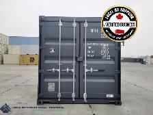 20ft Grey Shipping Containers | New One-Trip Sea Can Storage - Photo 2