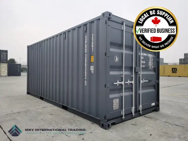 Shipping Container 20ft New One-Trip Grey Colour Seacan Storage