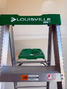 Louisville 6-Foot Aluminum Step Ladder (225 lb Capacity) - Photo 2