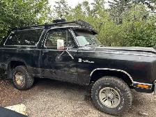 1984 Dodge Ramcharger  le 4x4 $2900