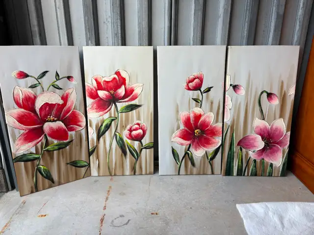 4 Paintings on Canvas