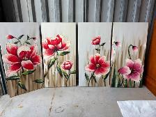 4 Paintings on Canvas