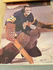 Group of Six vintage goalie posters