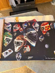 Group of Six vintage goalie posters - Photo 5