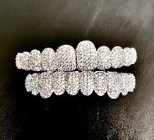 Iced Out Grillz Set (Hip Hop Bling)