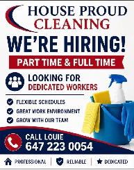 Dedicated Cleaners Wanted — Join Our Team!