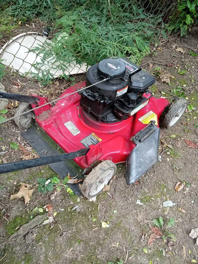 21' gas mower