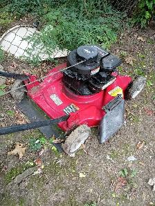 21' gas mower