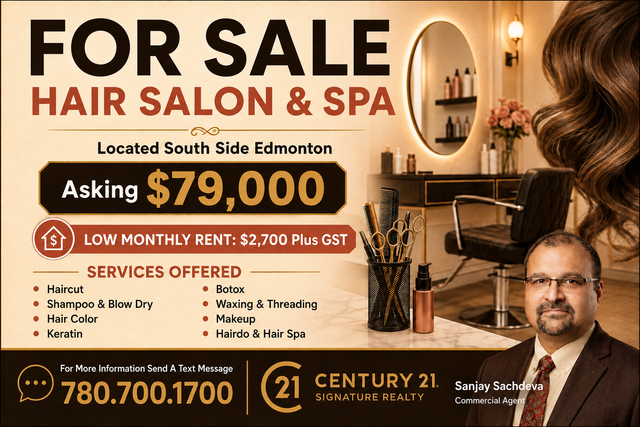 For Sale - Hair Salon & Spa