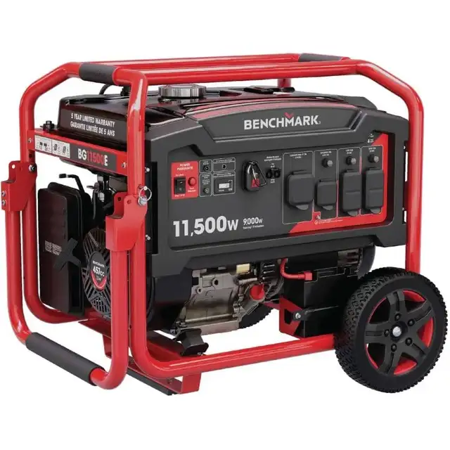 BENCHMARK Portable Dual Fuel Generator - with Remote Start
