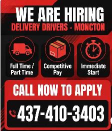 Delivery Drivers - Moncton