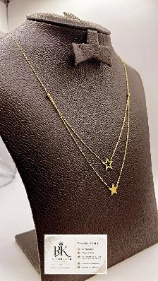 10K  yellow Gold Necklace  # R 24 - Photo 2