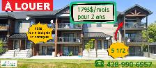 5 1/2 À Louer (Janvier 2027)