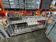 Used aluminum order picking cart. - Photo 2