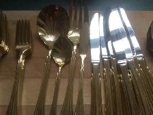 Gold Plated Cutlery Set - Photo 3
