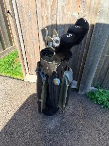 LH golf set with bag and golf balls and tees for sale for $80 - Photo 3