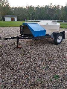 Pressure Washer, Tank, and Trailer