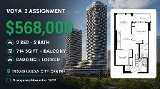 Voya 2 Assignment | 2 Bed 2 Bath   Parking | $568,000